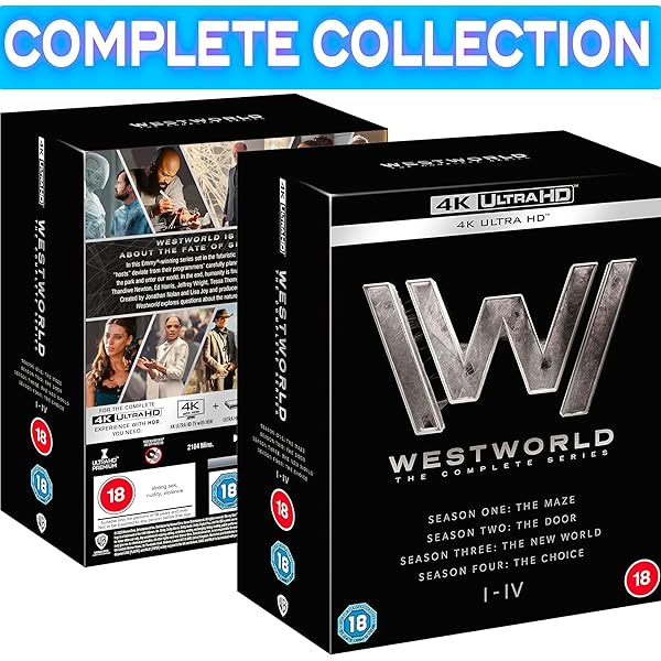 Amazon.com: WestWorld: 1-4 Complete Collection (Blu-Ray, Region